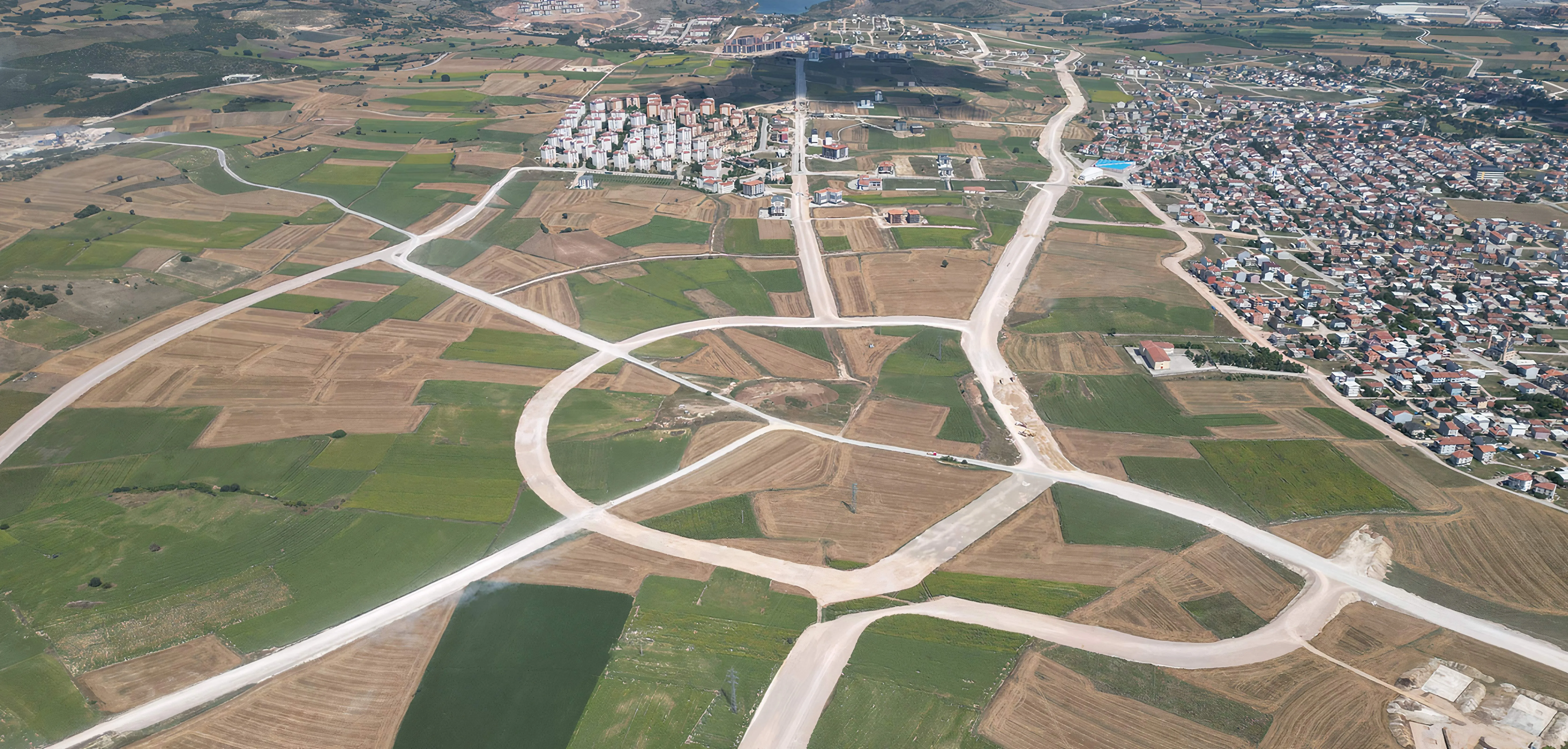 İnegöl Şehir Merkezine Yaklaşış