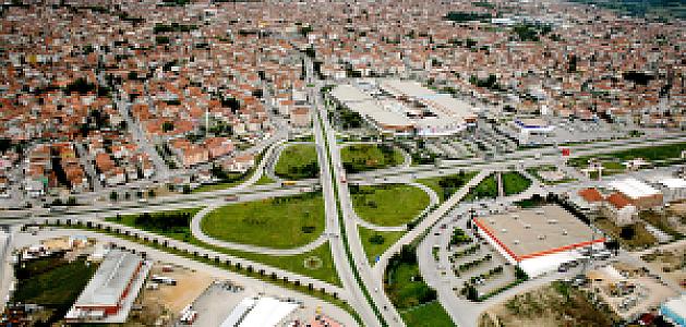 İnegöl Şehir Merkezine Yaklaşış, İnegöl fotoğrafı