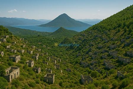 Orman Yolunda Yüksek Nokta, Muğla fotoğrafı