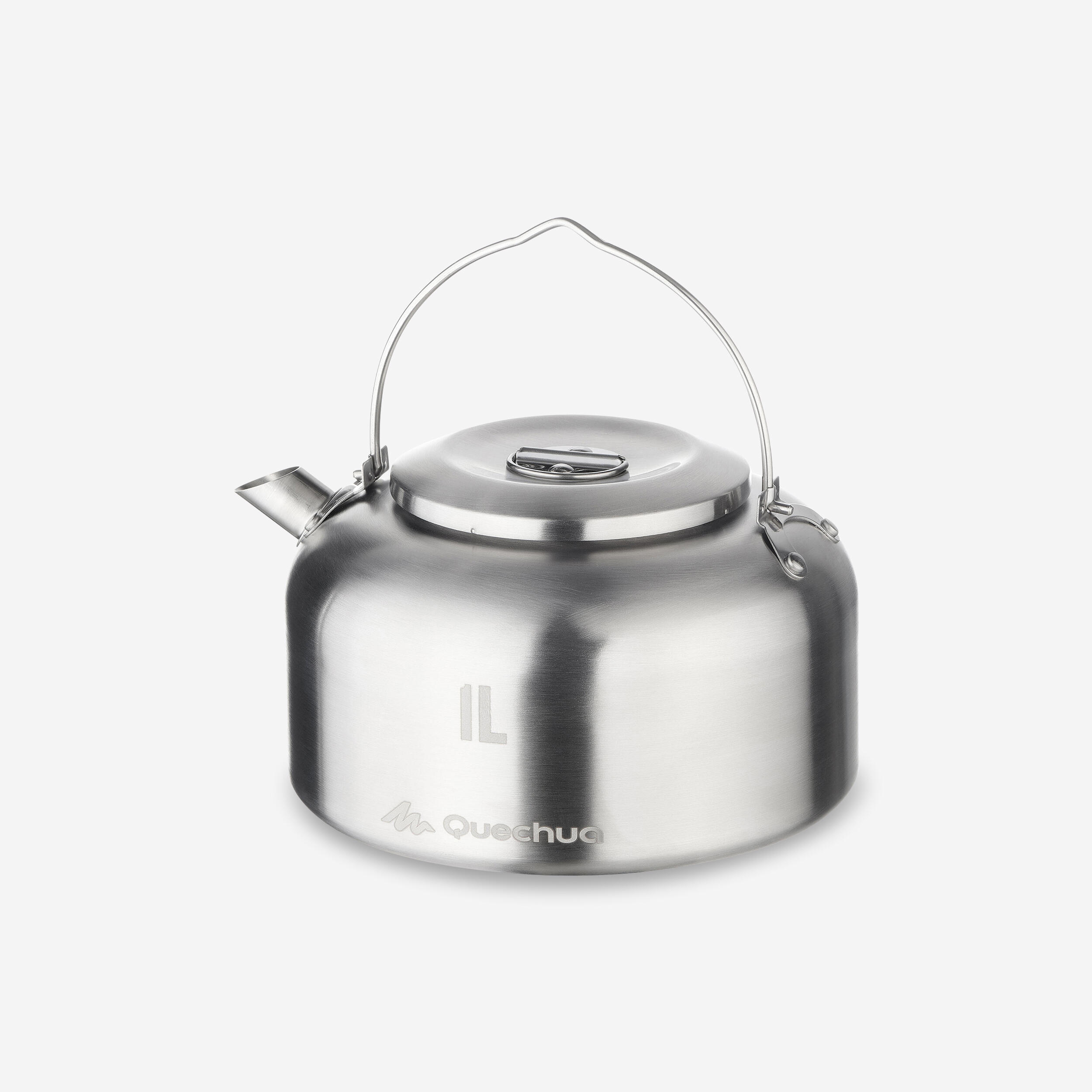QUECHUA Çaydanlık / Su Isıtıcısı - Paslanmaz Çelik - 1 L - Kamp - MH500